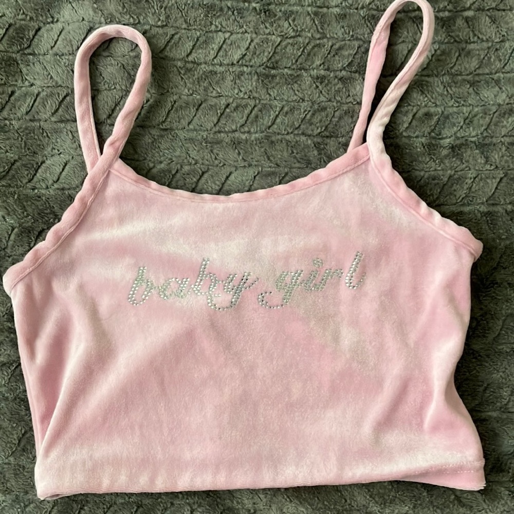 Babygirl Pink Tanktop, size small